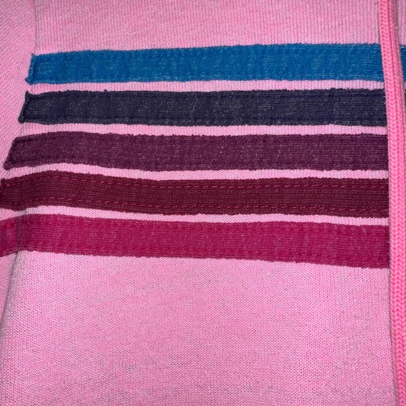 AVIATOR NATION 5-Stripe Hoodie in Neon Pink size S - Picture 11 of 12